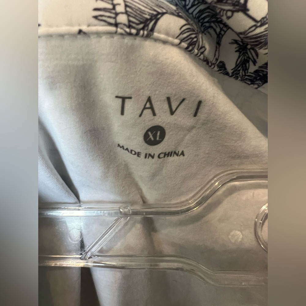 NWT Tavi TaviSculpt Polo Tank Navy Toile XL - Picture 13 of 13